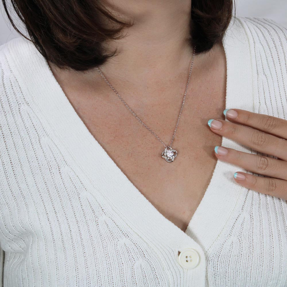 I Am Proud To Be Your Father - Love Knot Necklace