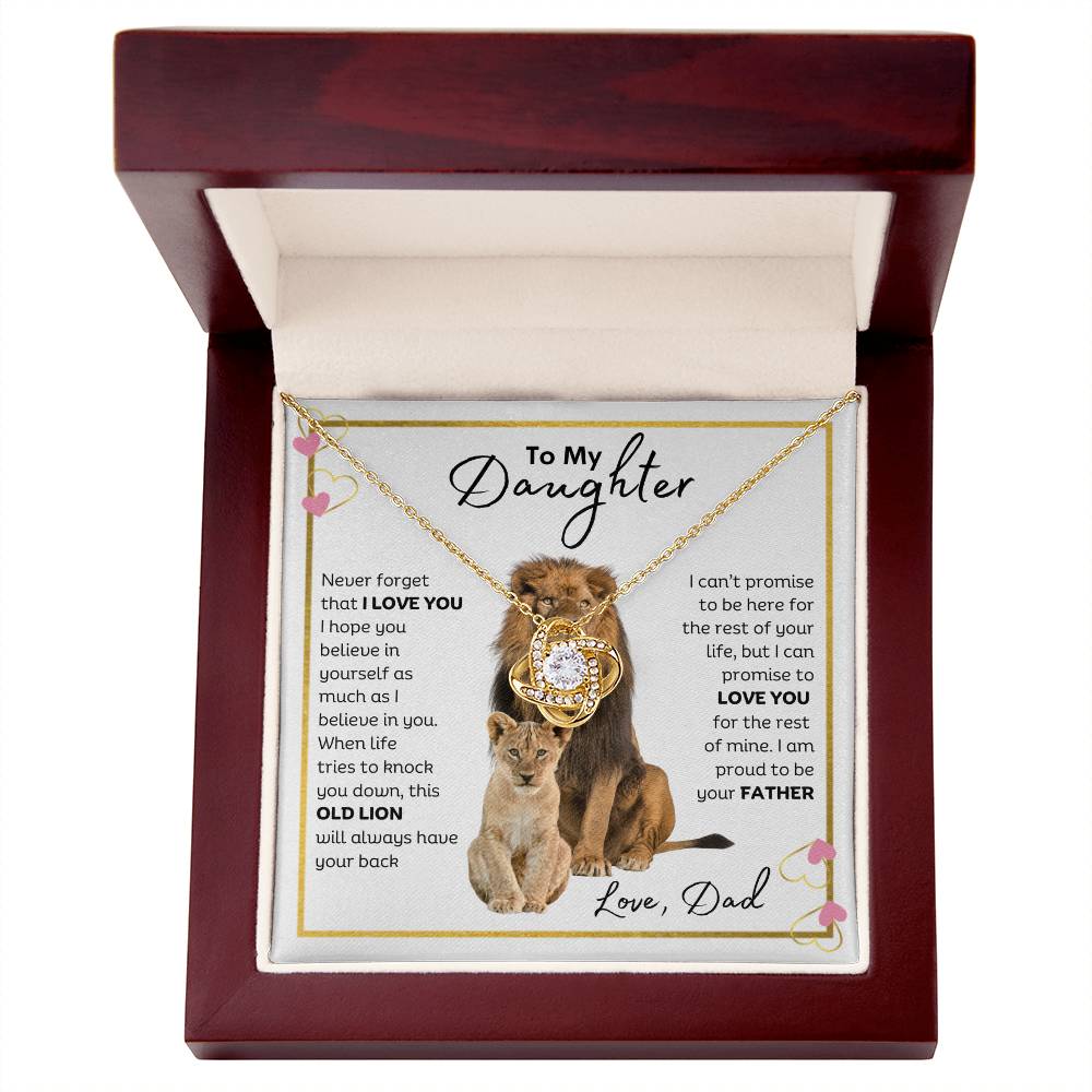 I Am Proud To Be Your Father - Love Knot Necklace