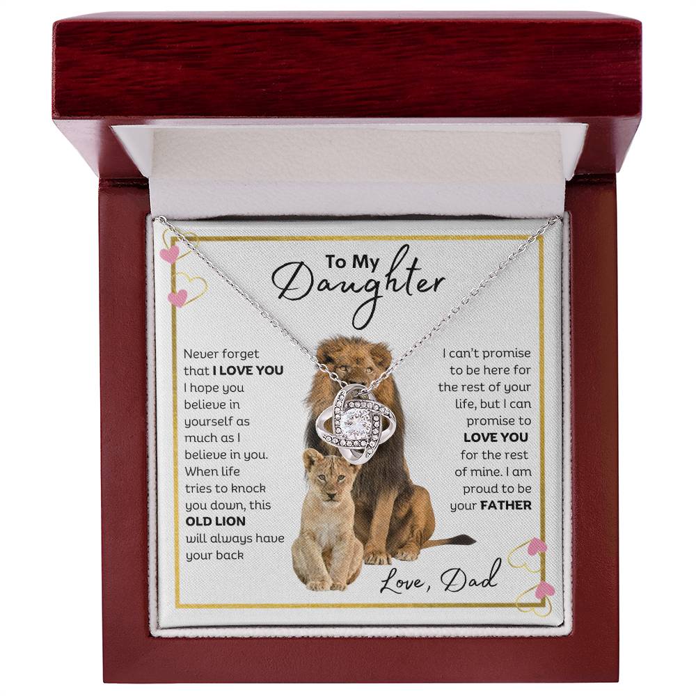 I Am Proud To Be Your Father - Love Knot Necklace