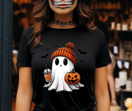 Iced Coffee Ghost Unisex Tshirt