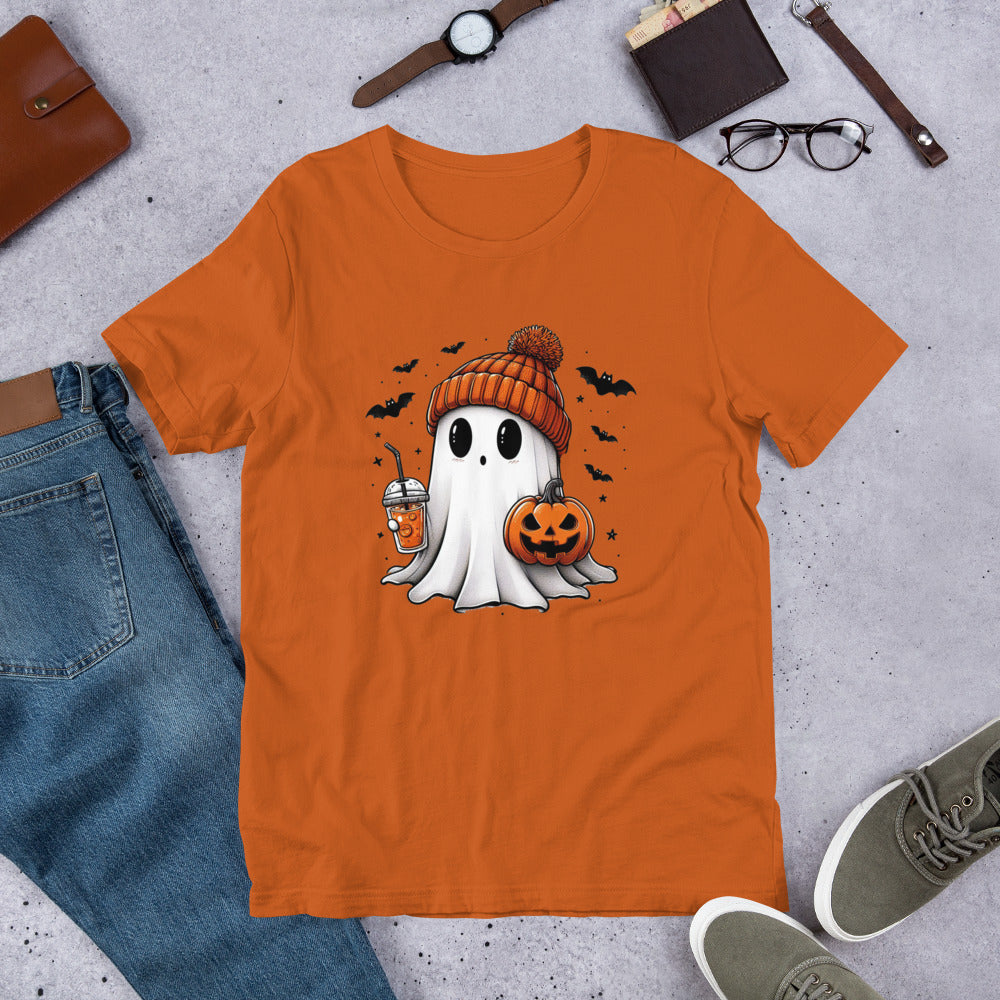 Iced Coffee Ghost Unisex Tshirt