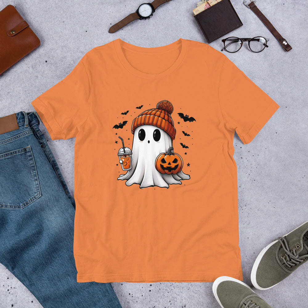 Iced Coffee Ghost Unisex Tshirt