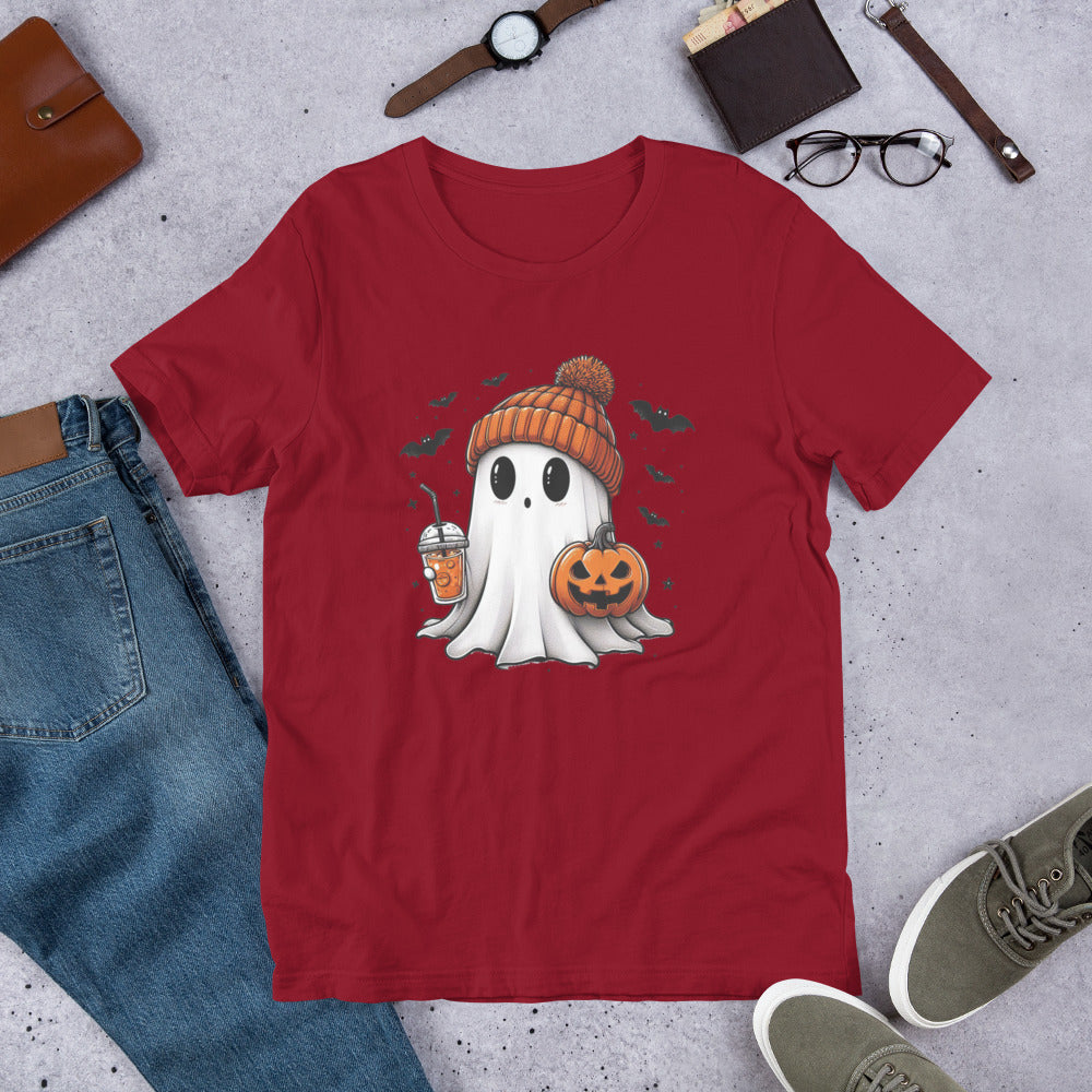 Iced Coffee Ghost Unisex Tshirt