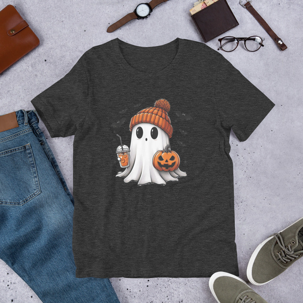 Iced Coffee Ghost Unisex Tshirt