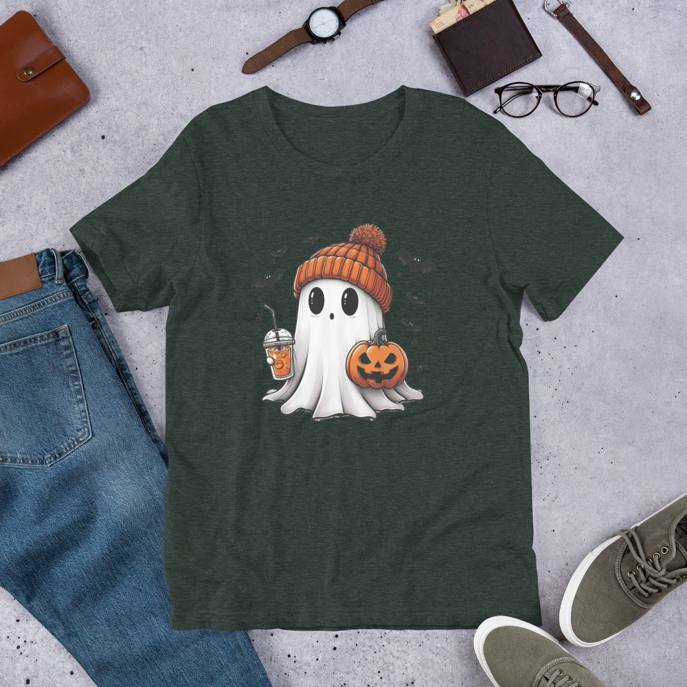 Iced Coffee Ghost Unisex Tshirt