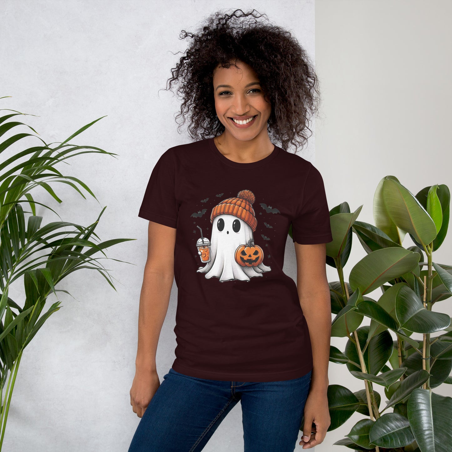 Iced Coffee Ghost Unisex Tshirt