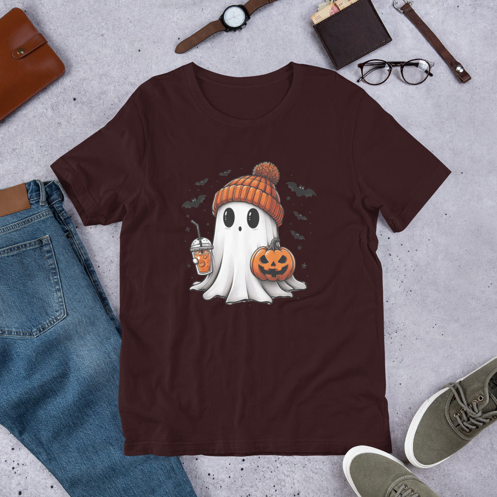 Iced Coffee Ghost Unisex Tshirt