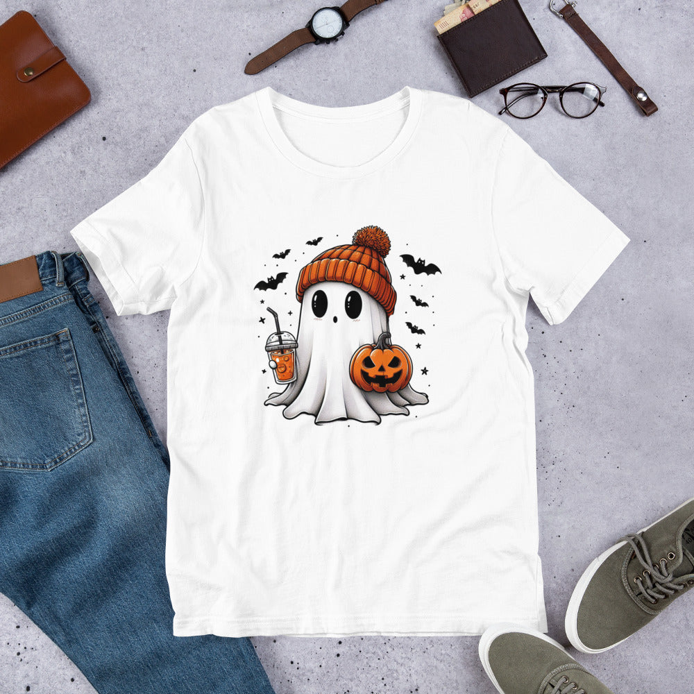 Iced Coffee Ghost Unisex Tshirt